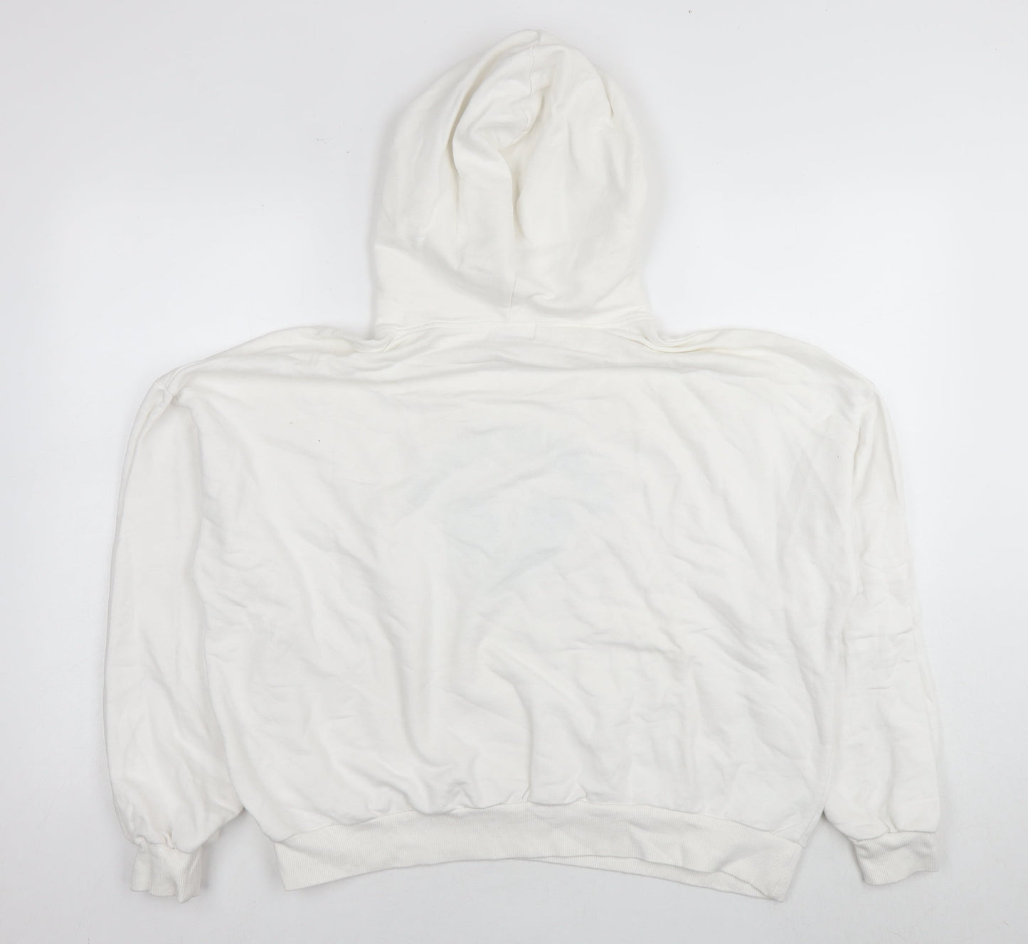 Pacific Republic Womens White Cotton Pullover Sweatshirt Size M Pullover - Tennis Club