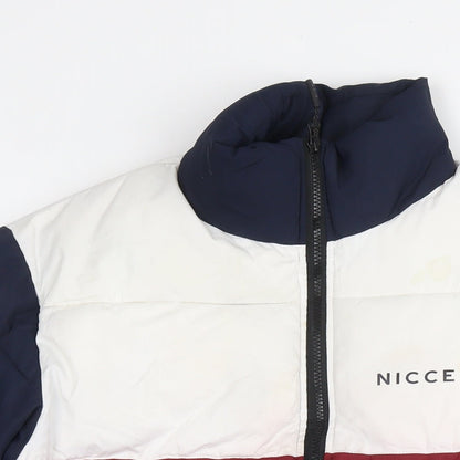 Mens UK Size XS NICCE London Multicoloured Puffer Jacket
