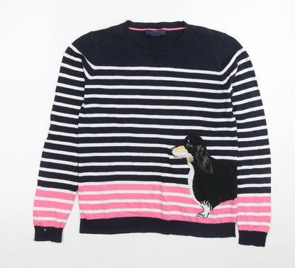 Womens UK Size S Oasis Blue Pullover Jumper