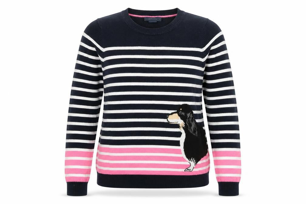 Womens UK Size S Oasis Blue Pullover Jumper