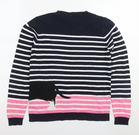 Womens UK Size S Oasis Blue Pullover Jumper