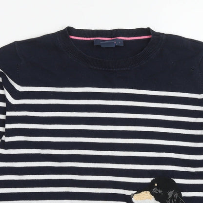 Womens UK Size S Oasis Blue Pullover Jumper