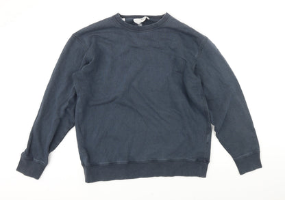Mens UK Size M Selected Homme Blue Pullover Sweatshirt