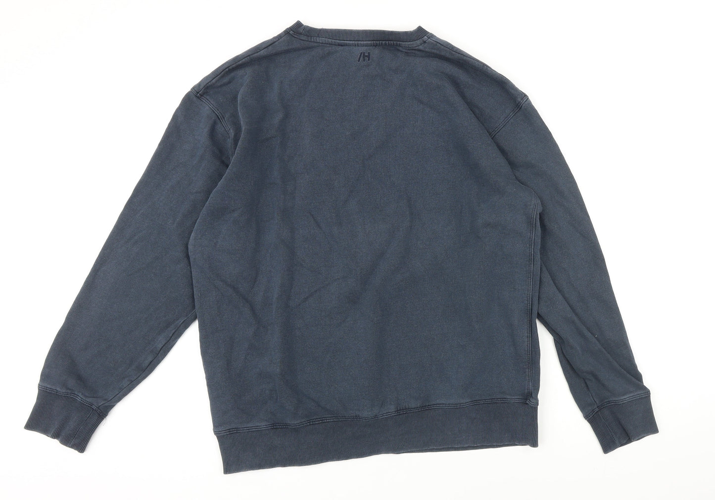 Mens UK Size M Selected Homme Blue Pullover Sweatshirt