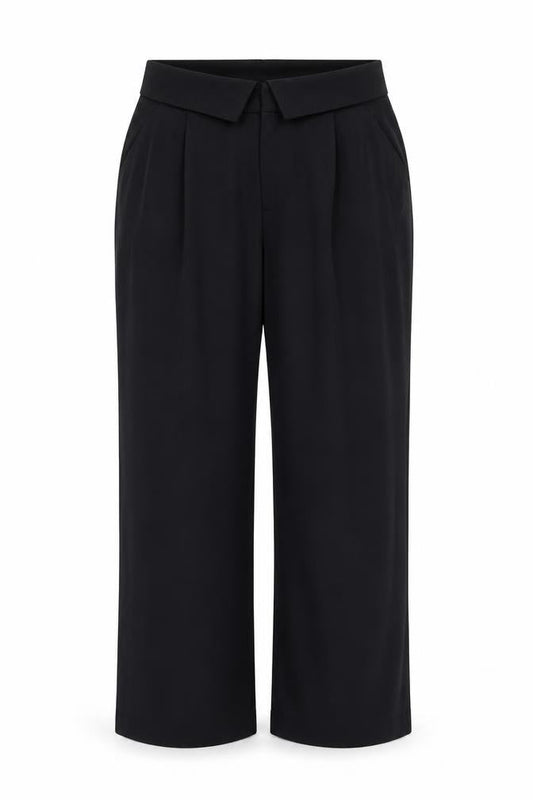 Womens UK Size 16 Hollister Regular Fit  Black Trousers