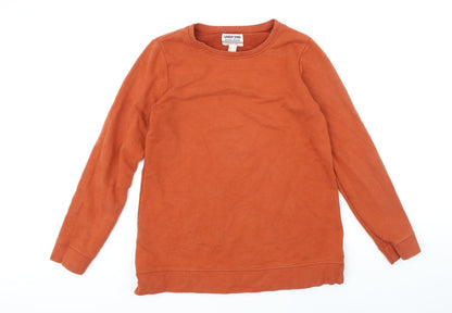 Womens UK Size S Lands' End Brown Pullover Sweatshirt