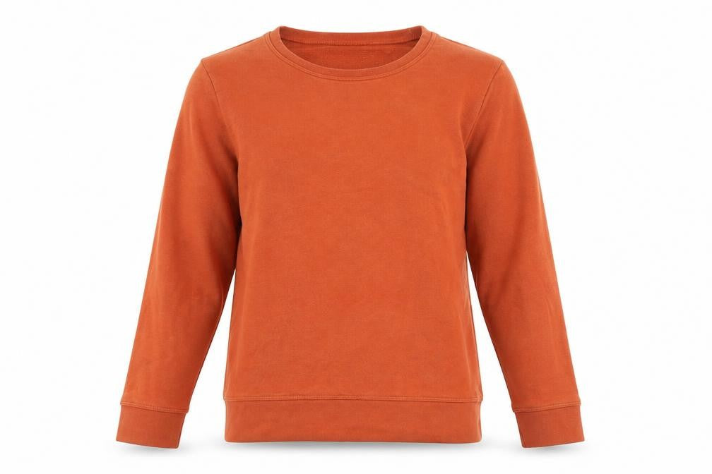 Womens UK Size S Lands' End Brown Pullover Sweatshirt