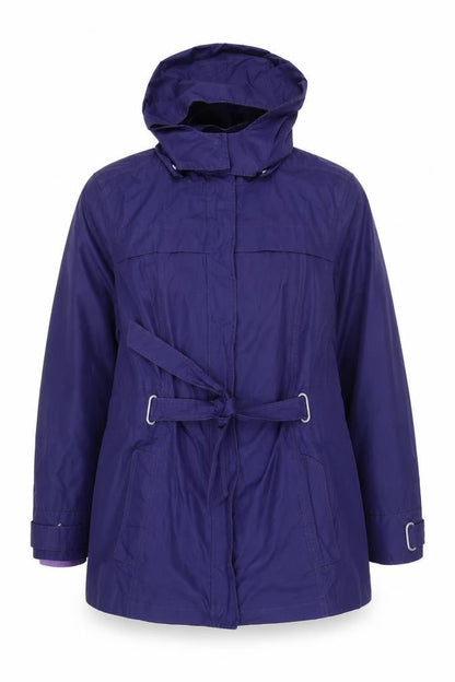 Maine Womens Purple Rain Coat Coat Size 18 Zip