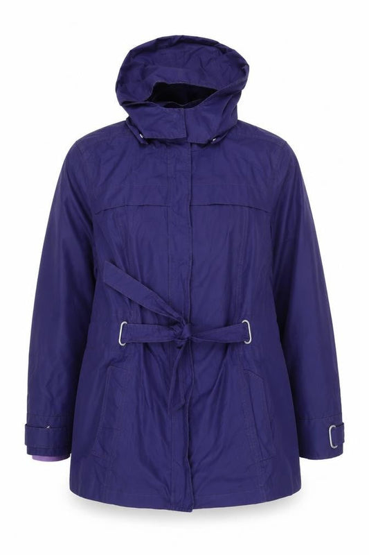 Maine Womens Purple Rain Coat Coat Size 18 Zip