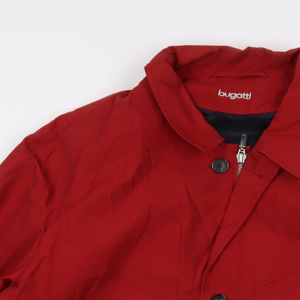 Mens UK Size M Bugatti Red Jacket