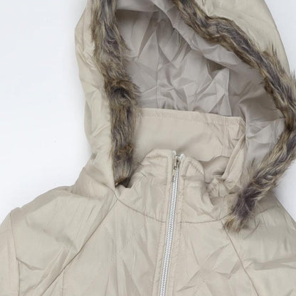 Womens UK Size M Anna de Lancay Beige Jacket