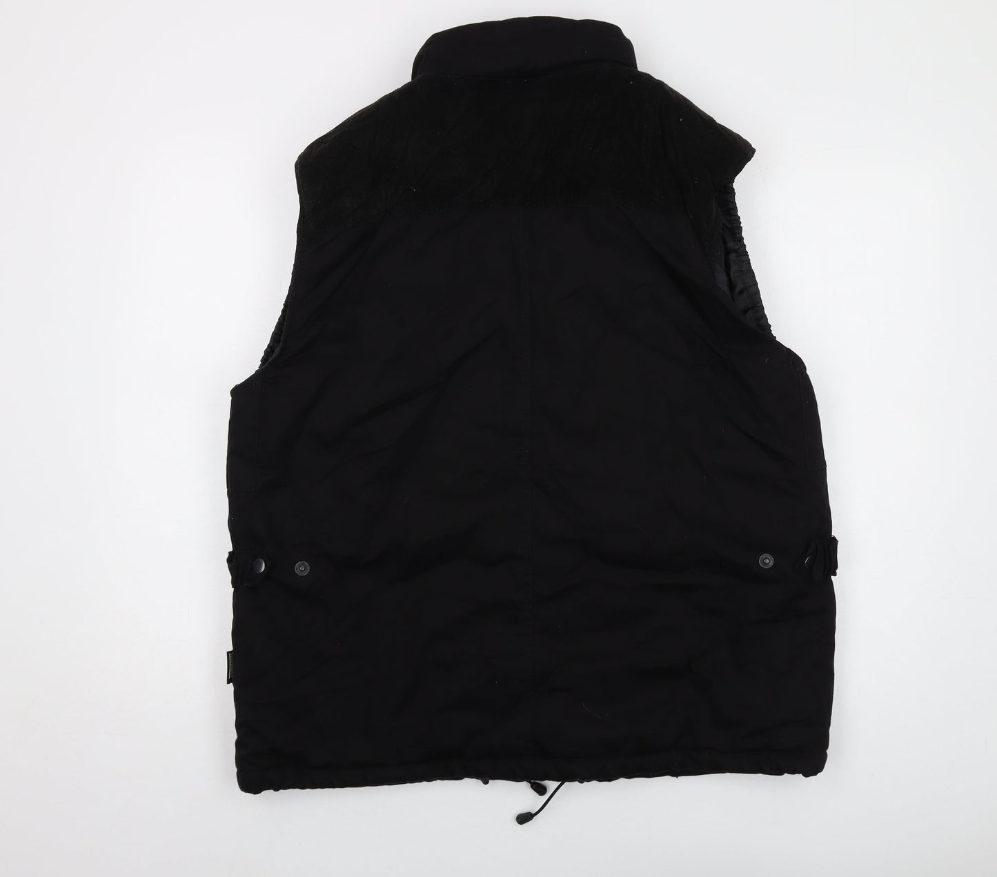 Mens UK Size L Turnhout Black Gilet
