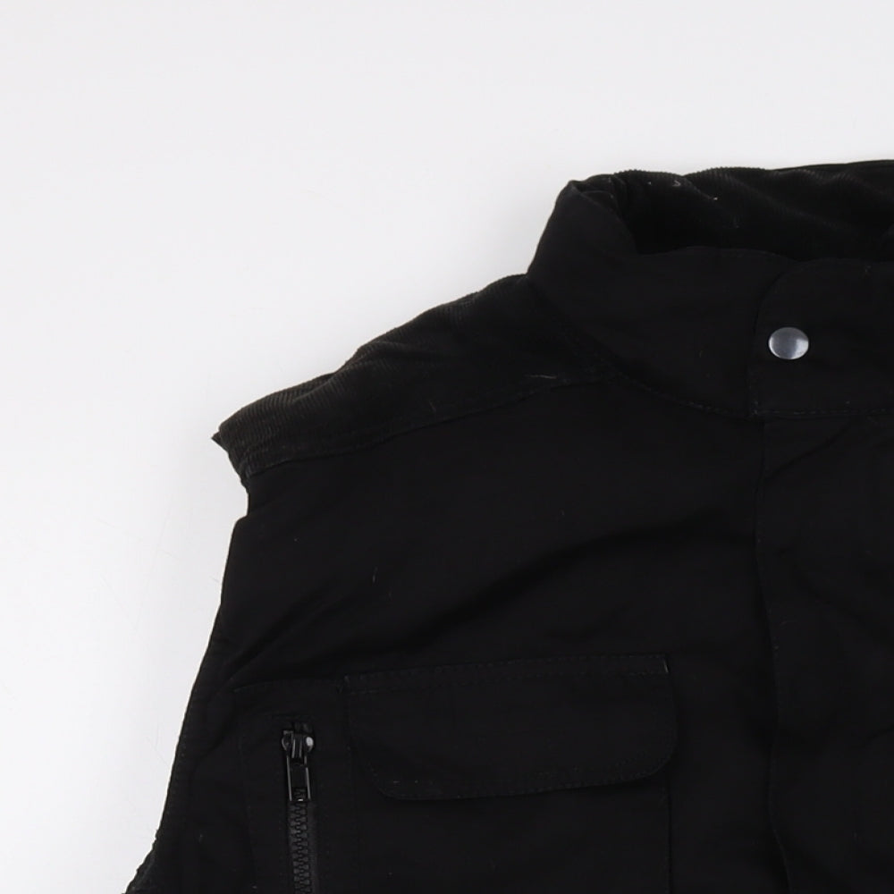 Mens UK Size L Turnhout Black Gilet