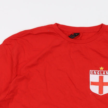 Mens UK Size XL England Red  T-Shirt
