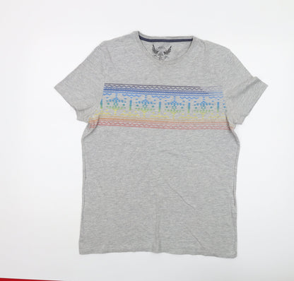Mens UK Size M Burton Grey  T-Shirt