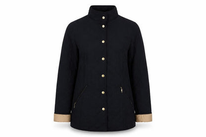 Classic Womens Black Jacket Size 10 Snap