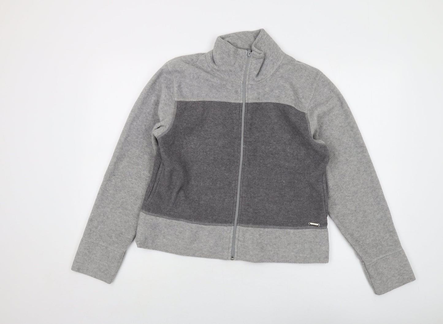 Active Womens Grey Jacket Size 14 Zip