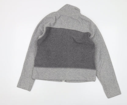 Active Womens Grey Jacket Size 14 Zip