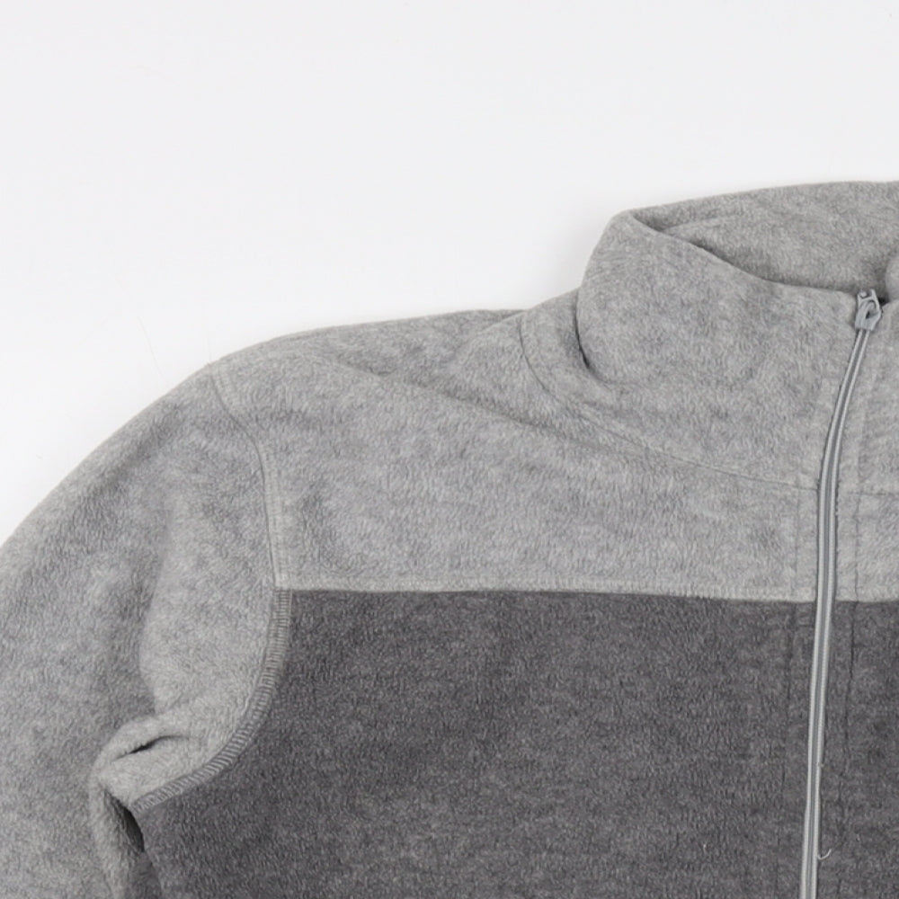 Active Womens Grey Jacket Size 14 Zip