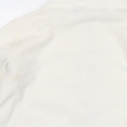 Isle Womens Ivory Jacket Size 14 Zip
