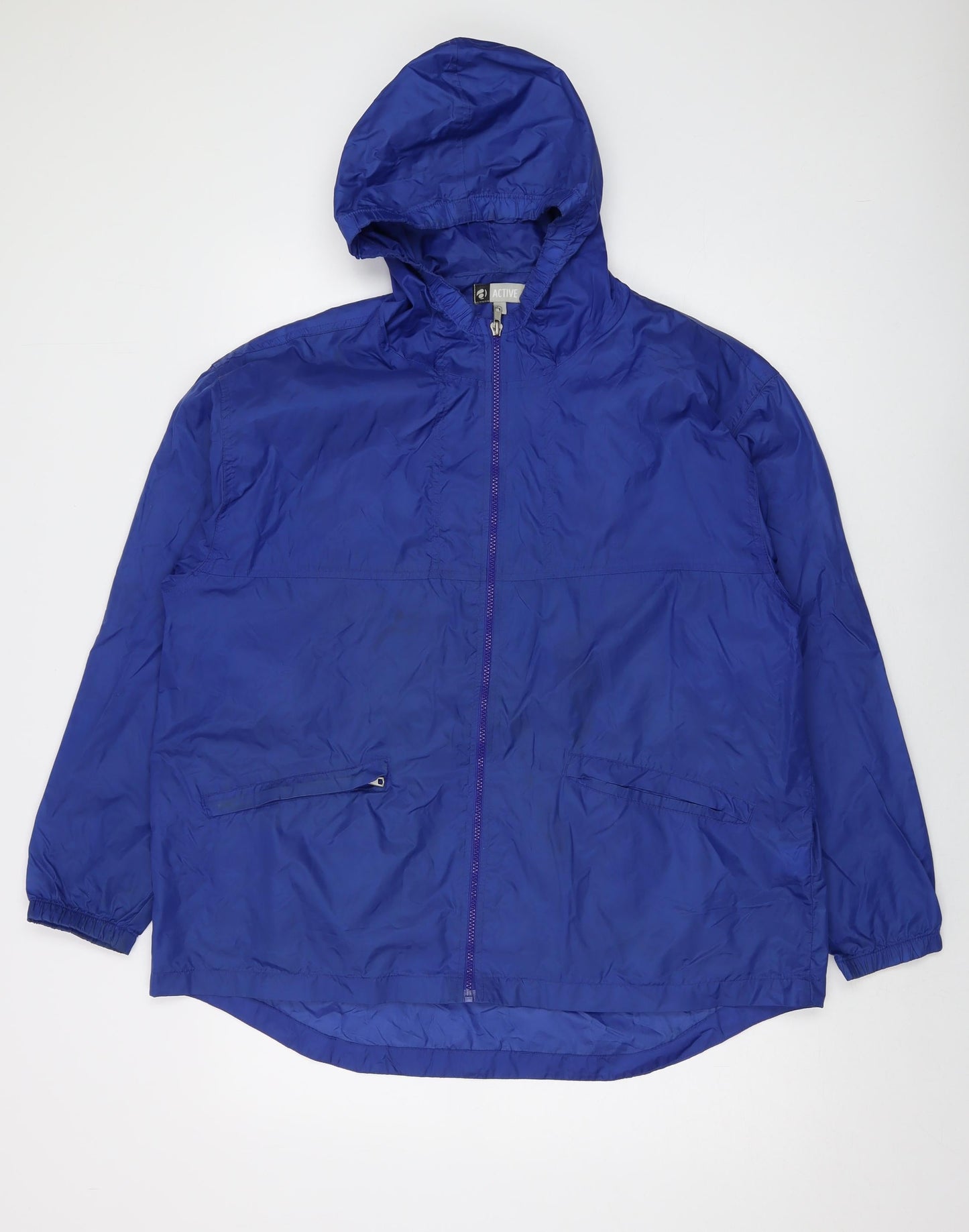 Active Mens Blue Jacket Size L Zip