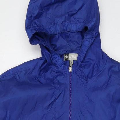 Active Mens Blue Jacket Size L Zip