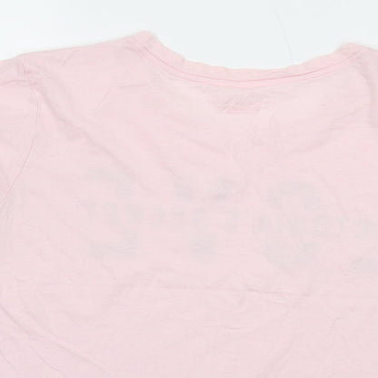 Womens UK Size S Victoria's Secret Pink Basic T-Shirt