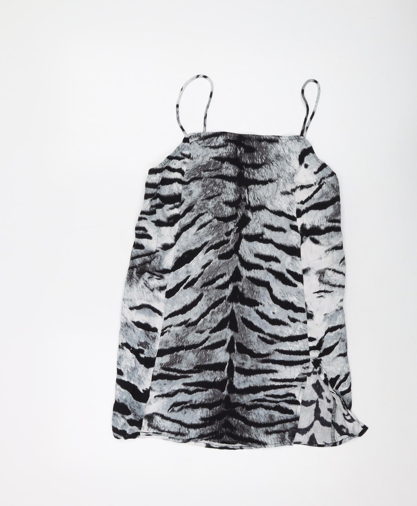 Womens UK Size S Motel Grey Basic Tank
