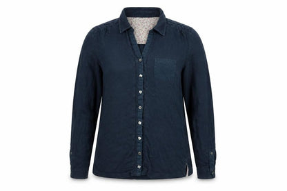 Womens UK Size 10 Mistral Blue Basic Blouse