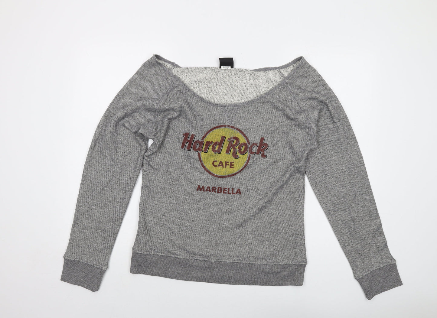 Womens UK Size 2XL Hard Rock Grey Pullover Sweatshirt