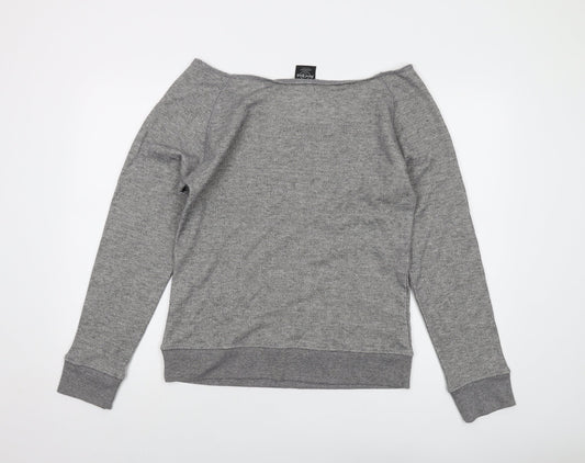 Womens UK Size 2XL Hard Rock Grey Pullover Sweatshirt