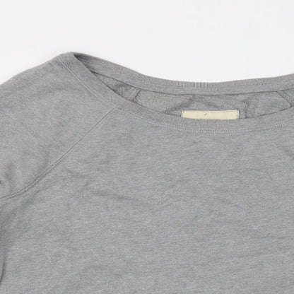 Hollister Womens Grey Cotton Pullover Sweatshirt Size L Pullover