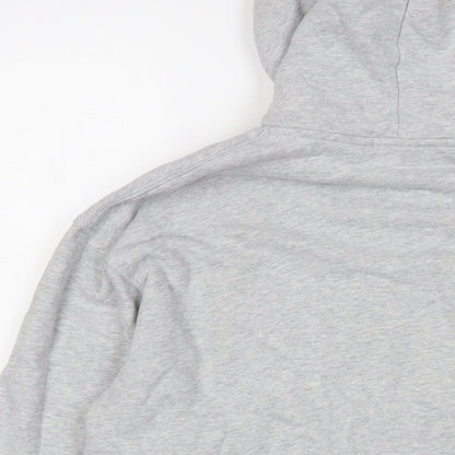 THE WHITE COMPANY Womens Grey Cotton Full Zip Hoodie Size XS Zip