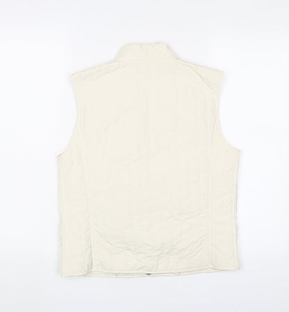 Weekend Womens Ivory Gilet Jacket Size 6 Zip