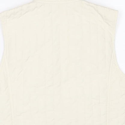 Weekend Womens Ivory Gilet Jacket Size 6 Zip