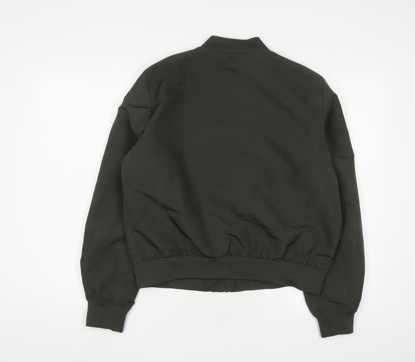 Womens UK Size L VERO MODA Green Bomber Jacket