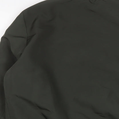 Womens UK Size L VERO MODA Green Bomber Jacket