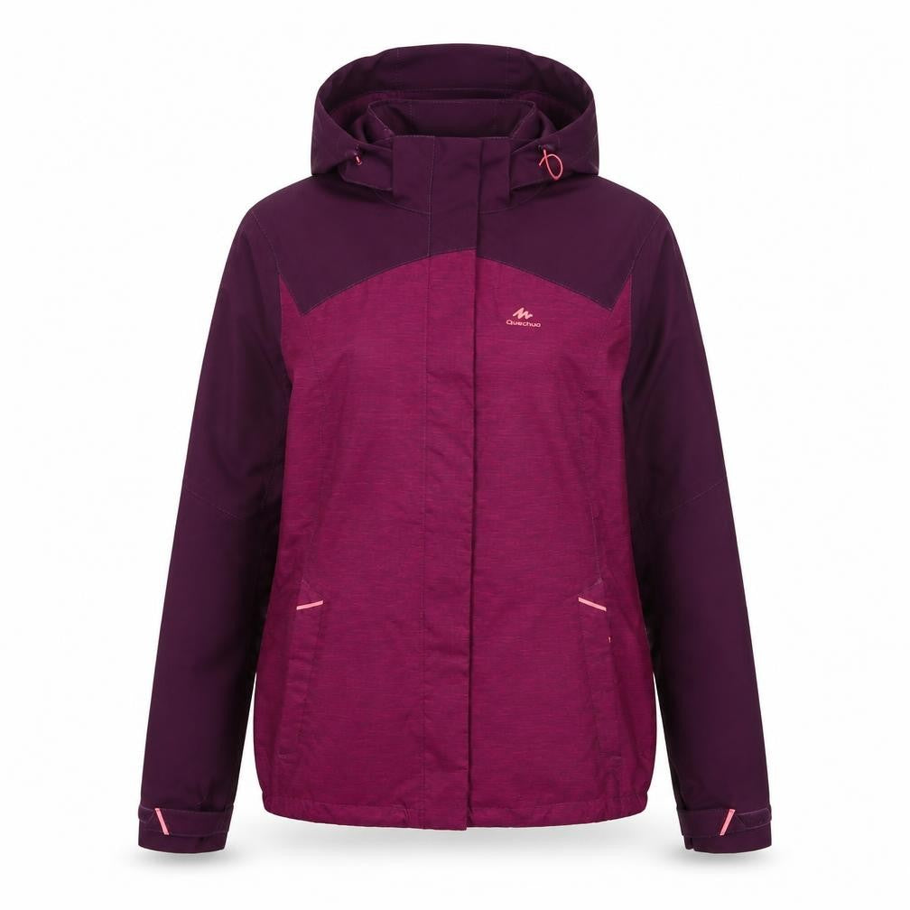 Womens UK Size L DECATHLON Purple Rain Coat