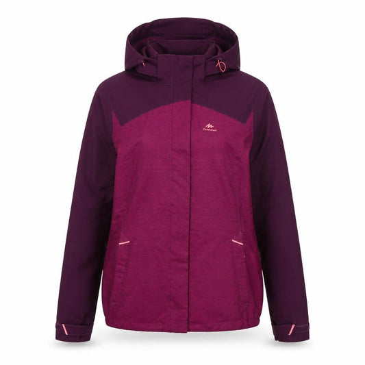 Womens UK Size L DECATHLON Purple Rain Coat
