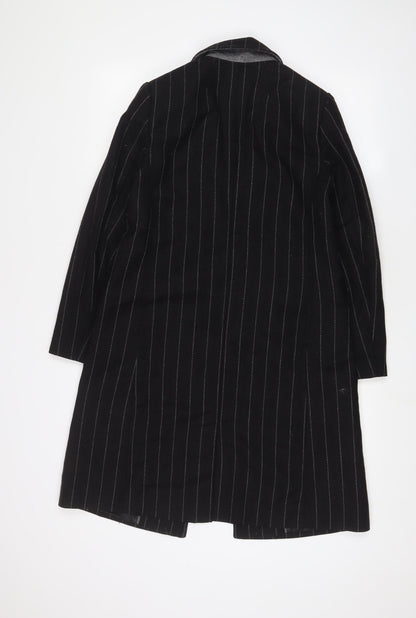 Womens UK Size XS Marks and Spencer Black Overcoat