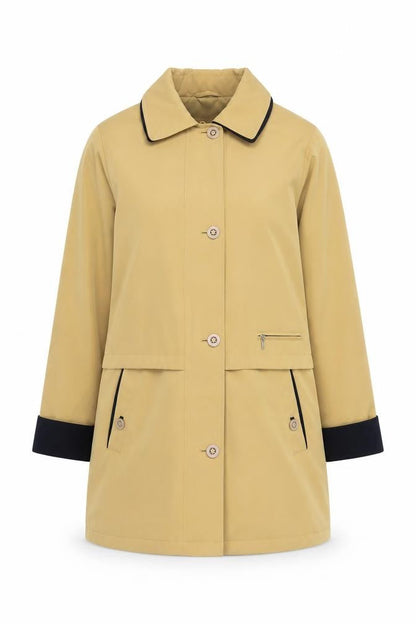 Bond Womens Yellow Jacket Size 10 Button