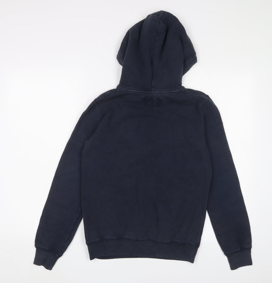 Womens UK Size 8 Jack Wills Blue Pullover Hoodie