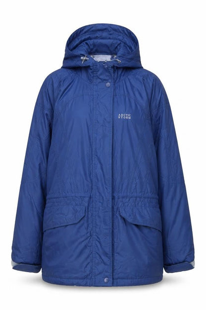 Artic Storm Womens Blue Jacket Coat Size 10 Zip - Logo, Embroidered