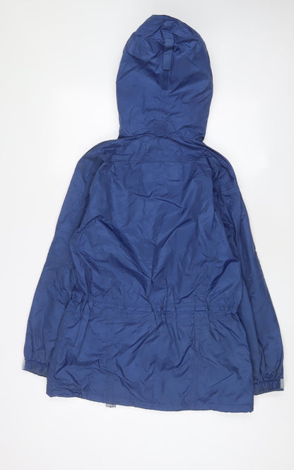 Artic Storm Womens Blue Jacket Coat Size 10 Zip - Logo, Embroidered