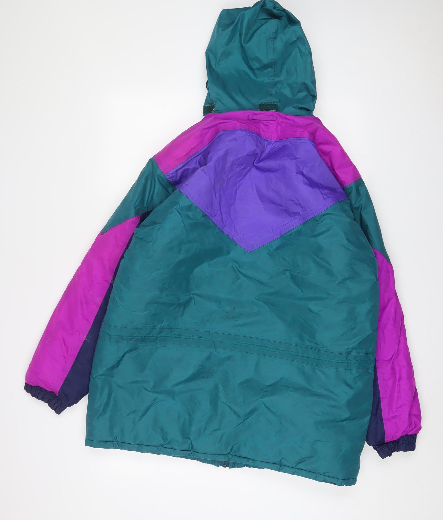 Hazy Joe Womens Multicoloured Jacket Coat Size L Zip - Zip Pockets