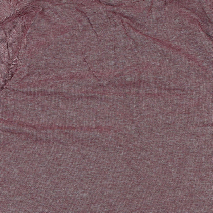 Maine Mens Red Cotton Polo Size M Collared