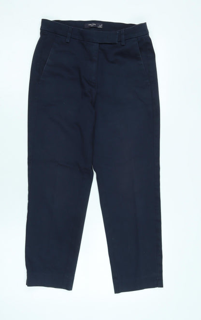 Womens UK Size 8 Marks and Spencer Regular Fit  Blue Trousers