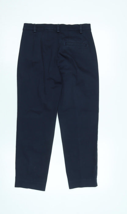 Womens UK Size 8 Marks and Spencer Regular Fit  Blue Trousers