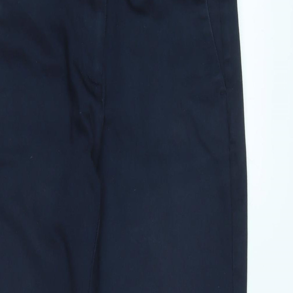 Womens UK Size 8 Marks and Spencer Regular Fit  Blue Trousers