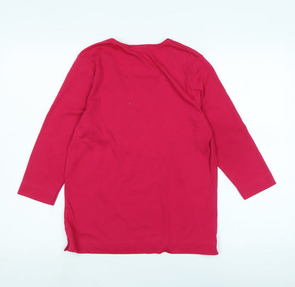 Womens UK Size M TIGI Pink Basic T-Shirt